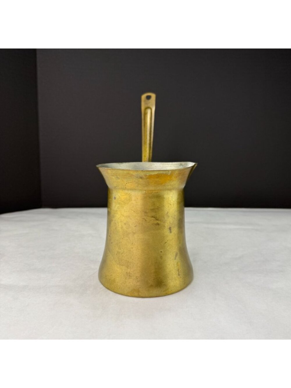 Vintage Brass Turkish Coffee Pot #8 - Picture 4 of 12